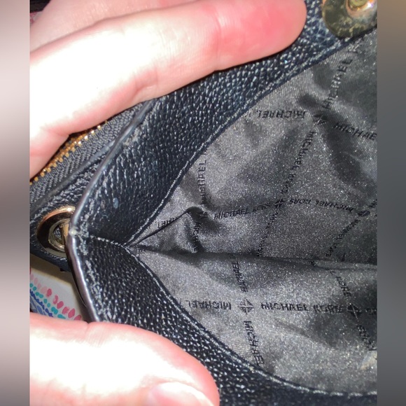 Michael Kors Nicole Triple Compartment pebble Leather Cross Body Handbag - Picture 13 of 15